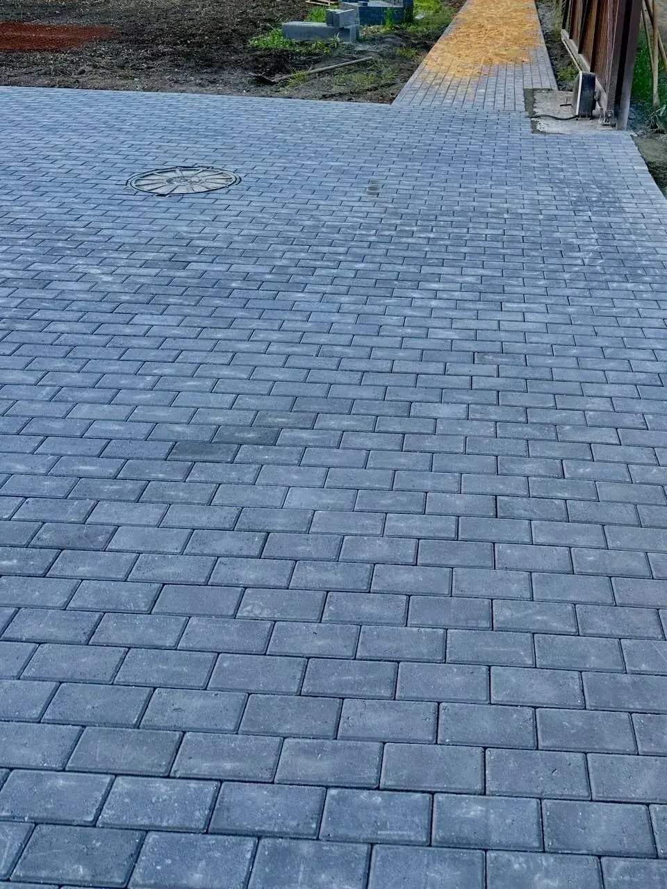 Мощение подъезда к дому
